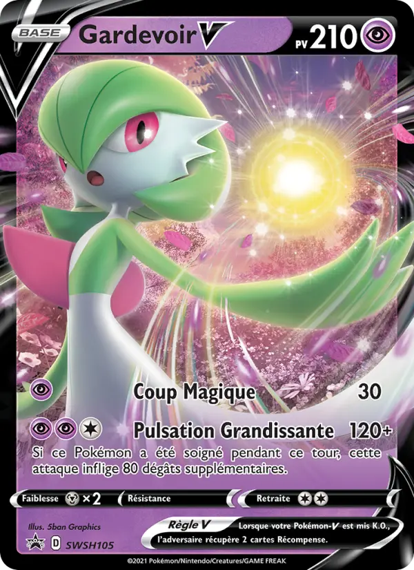 Gardevoir V — Carte Pokémon SWSH105 Promo SWSH