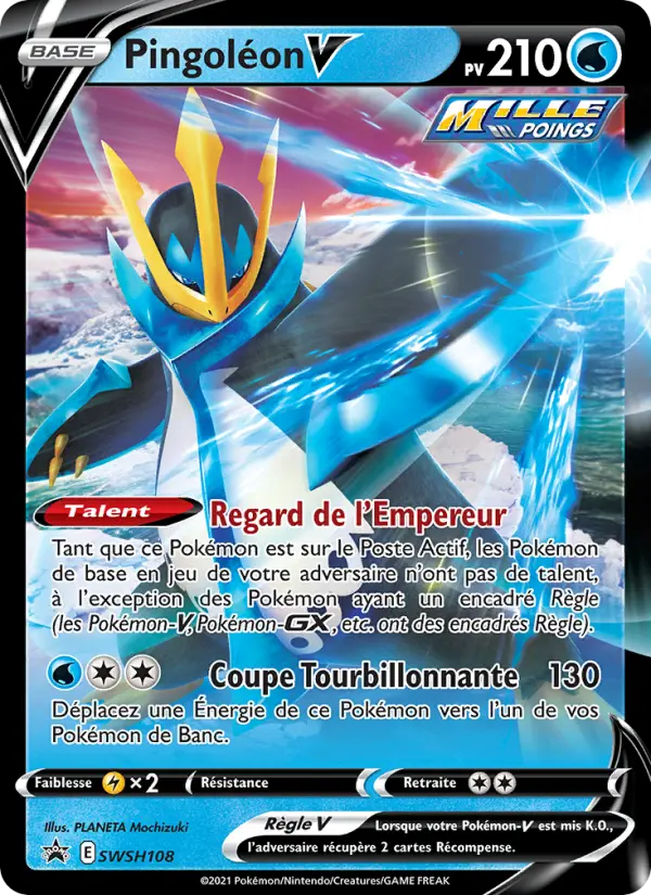 Pingoléon V — Carte Pokémon SWSH108 Promo SWSH