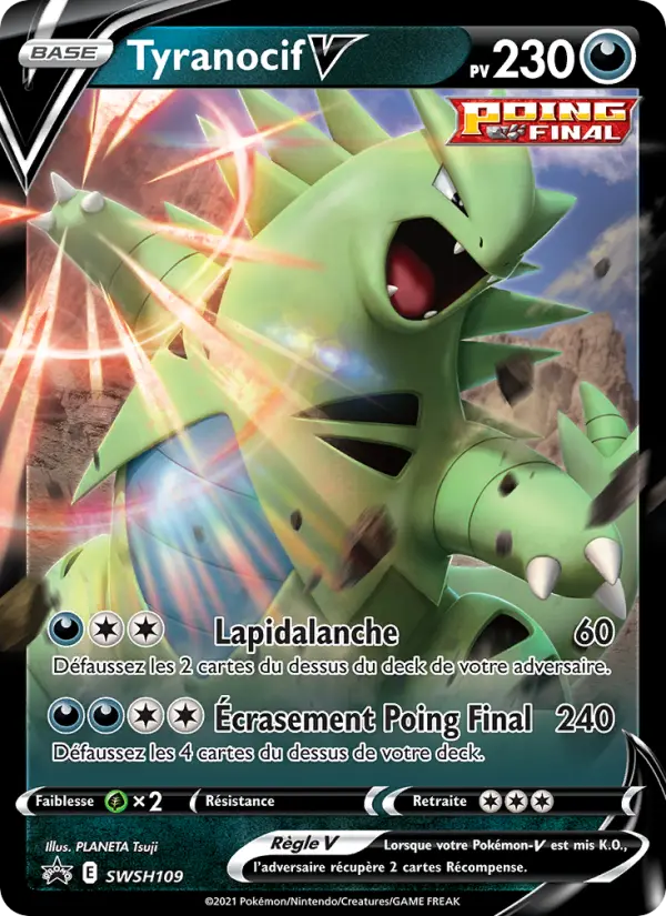 Tyranocif V — Carte Pokémon SWSH109 Promo SWSH