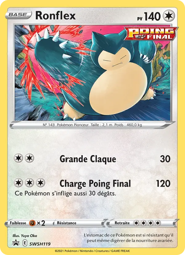 Ronflex — Carte Pokémon SWSH119 Promo SWSH