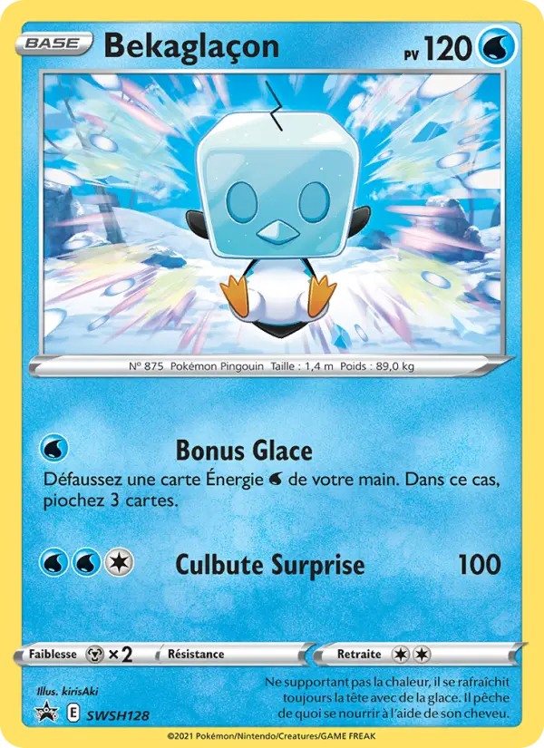 Bekaglaçon — Carte Pokémon SWSH128 Promo SWSH