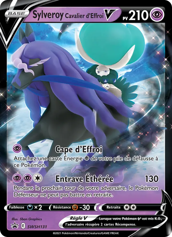 Sylveroy Cavalier d'Effroi V — Carte Pokémon SWSH131 Promo SWSH