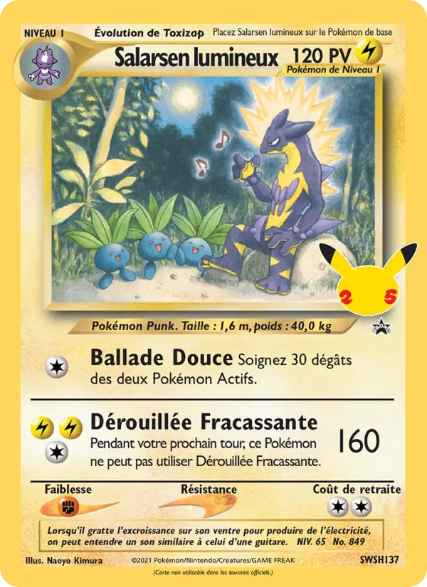 Salarsen lumineux — Carte Pokémon SWSH137 Promo SWSH