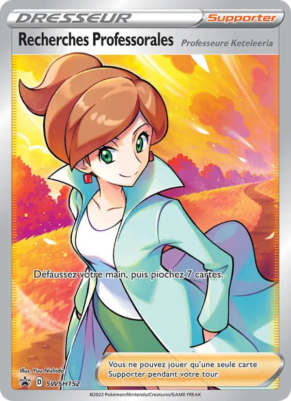Recherches Professorales — Carte Pokémon SWSH152 Promo SWSH