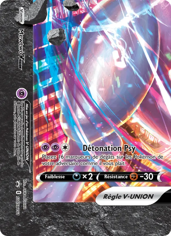 Mewtwo V-UNION — Carte Pokémon SWSH161 Promo SWSH