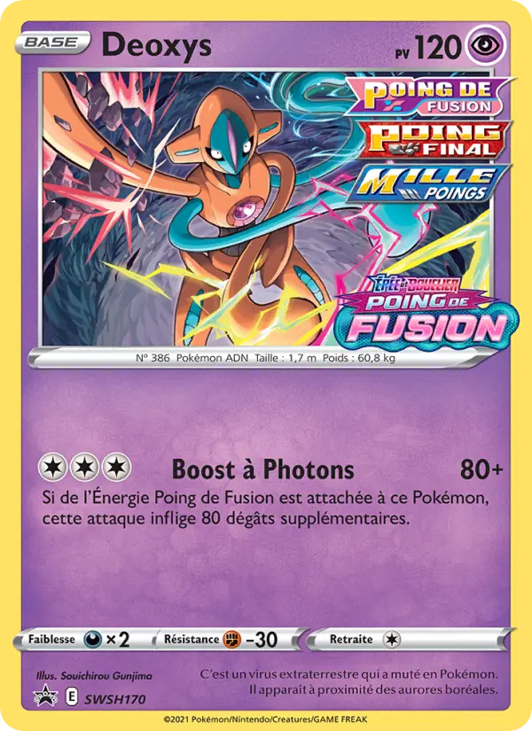 Deoxys — Carte Pokémon SWSH170 Promo SWSH