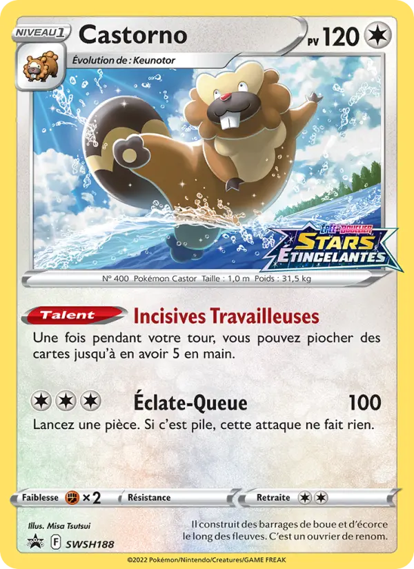 Castorno — Carte Pokémon SWSH188 Promo SWSH
