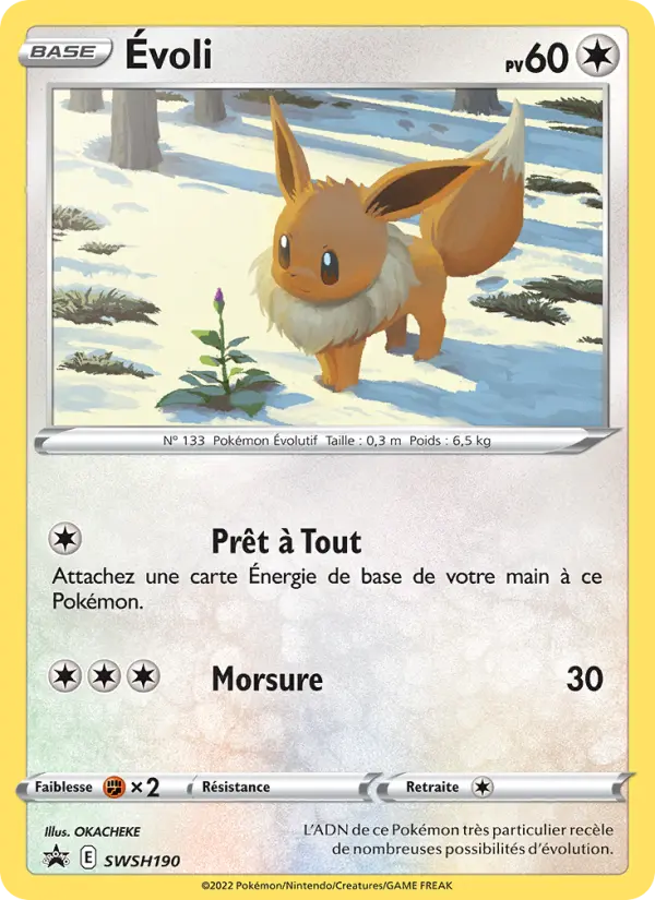 Évoli — Carte Pokémon SWSH190 Promo SWSH
