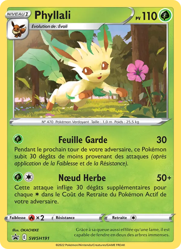 Phyllali — Carte Pokémon SWSH191 Promo SWSH