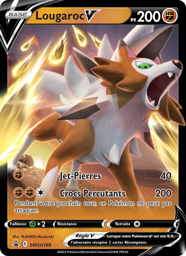 Lougaroc V — Carte Pokémon SWSH199 Promo SWSH