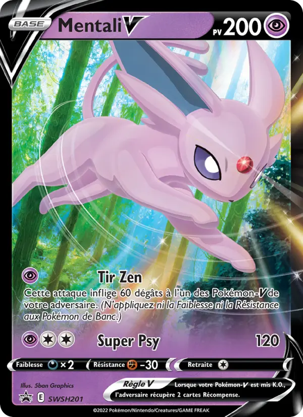 Mentali V — Carte Pokémon SWSH201 Promo SWSH