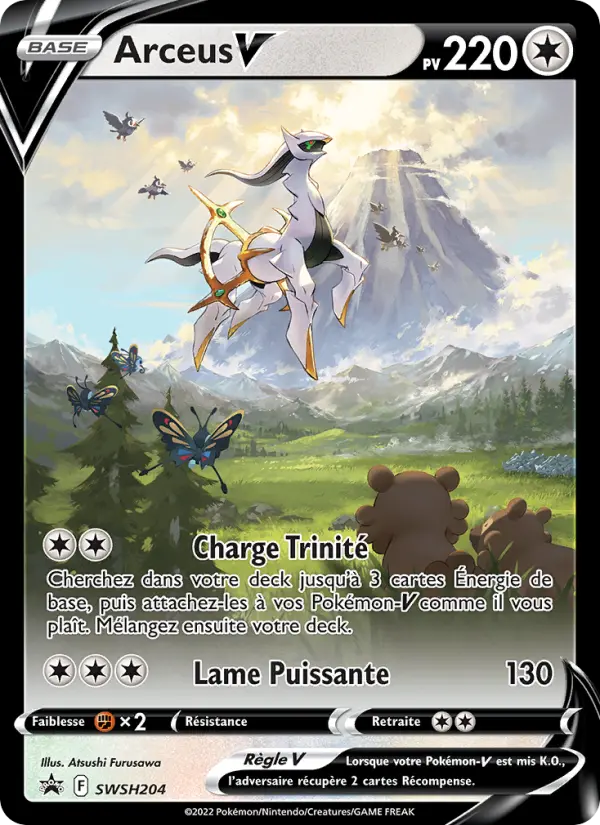Arceus V — Carte Pokémon SWSH204 Promo SWSH
