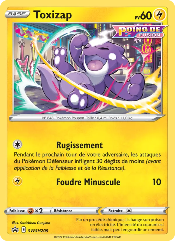 Toxizap — Carte Pokémon SWSH209 Promo SWSH