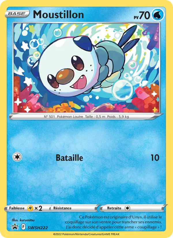 Moustillon — Carte Pokémon SWSH222 Promo SWSH