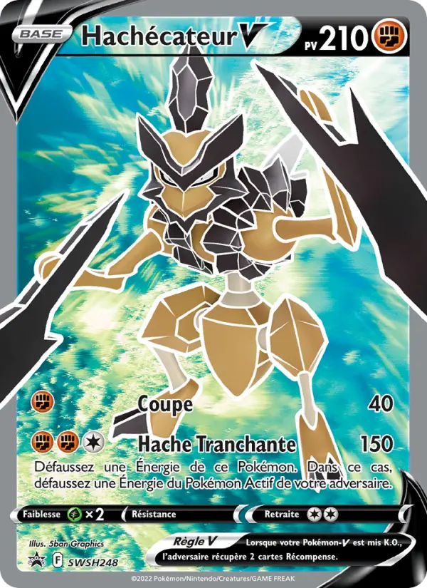 Hachécateur V — Carte Pokémon SWSH248 Promo SWSH