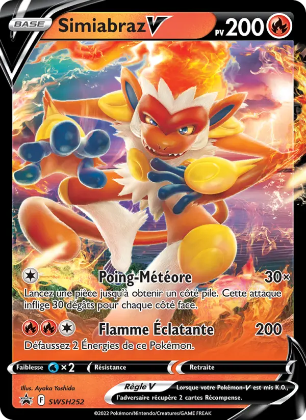 Simiabraz V — Carte Pokémon SWSH252 Promo SWSH