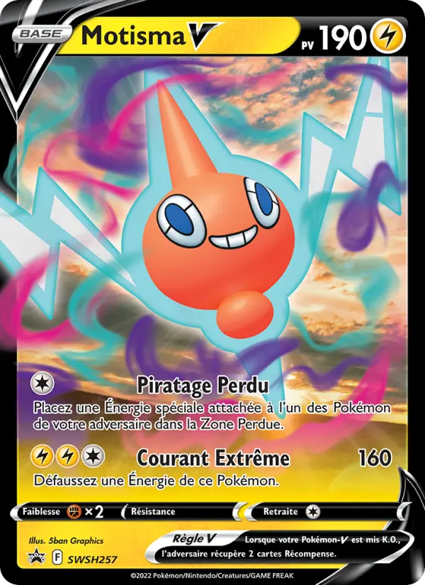 Motisma V — Carte Pokémon SWSH257 Promo SWSH
