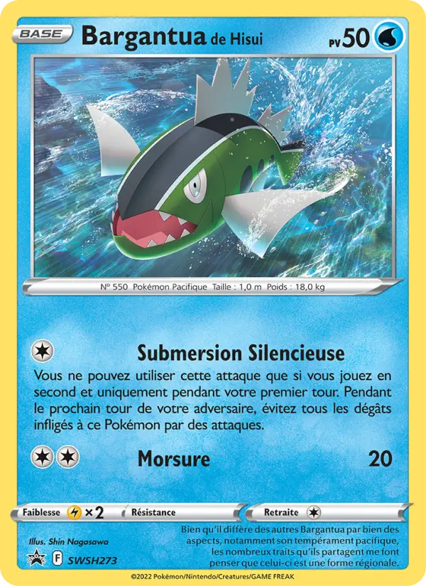 Bargantua de Hisui — Carte Pokémon SWSH273 Promo SWSH
