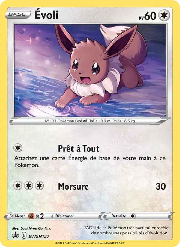 Évoli — Carte Pokémon SWSH127 Promo SWSH