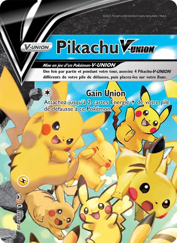 SWSH139 - Pikachu V-UNION