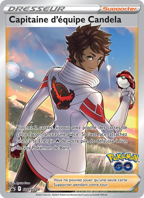 SWSH228 - Capitaine d'équipe Candela — Carte Pokémon Promo SWSH 228/307