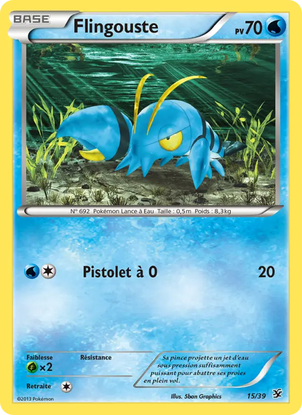Flingouste — Carte Pokémon 15 Bienvenue à Kalos