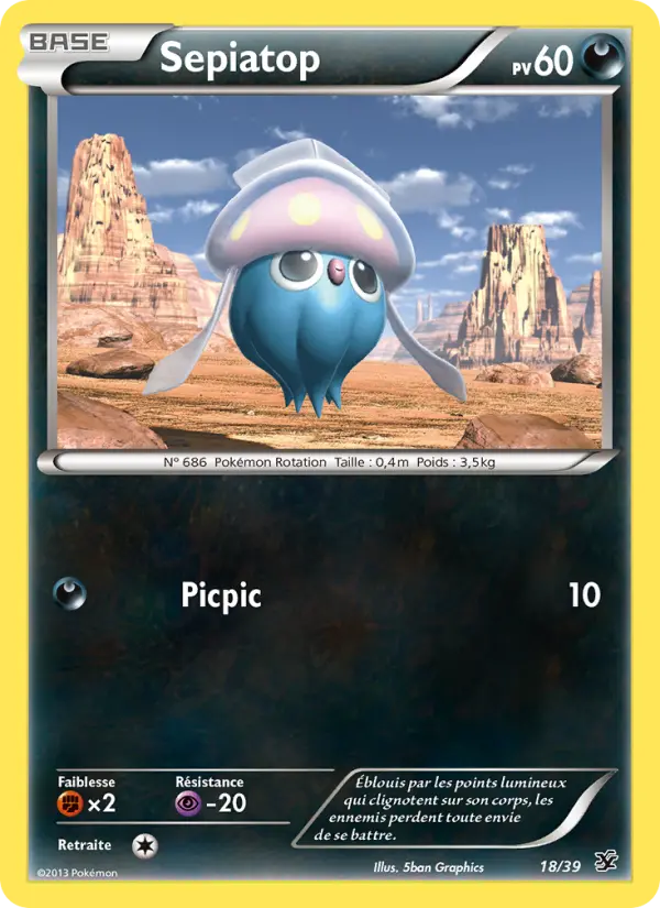 Sepiatop — Carte Pokémon 18 Bienvenue à Kalos