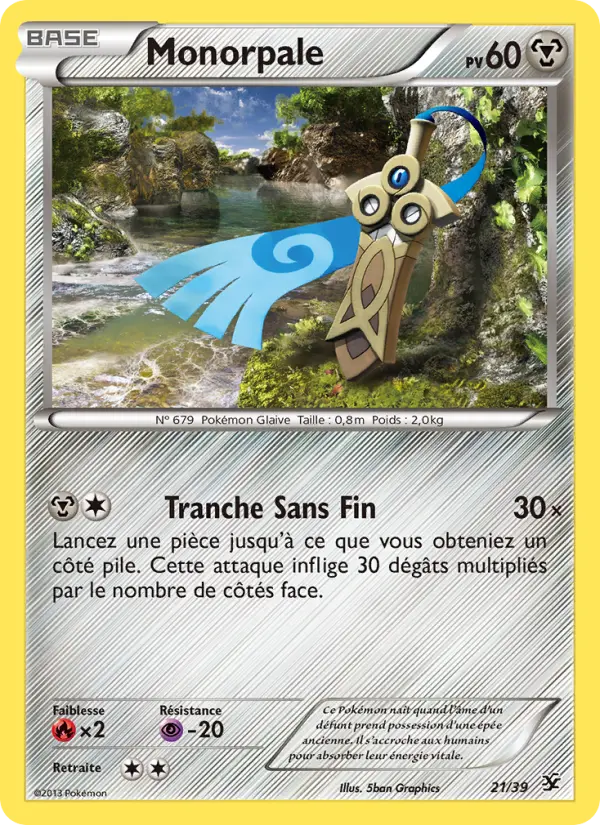 Monorpale — Carte Pokémon 21 Bienvenue à Kalos