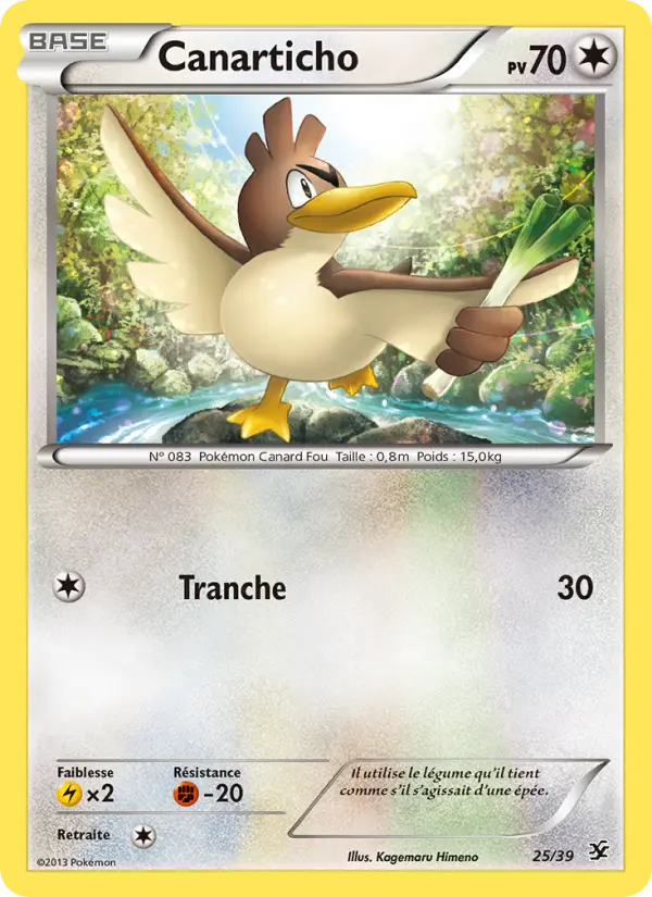 025/039 - Canarticho — Carte Pokémon Bienvenue à Kalos 25/39
