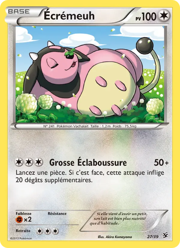 027/039 - Écrémeuh — Carte Pokémon Bienvenue à Kalos 27/39