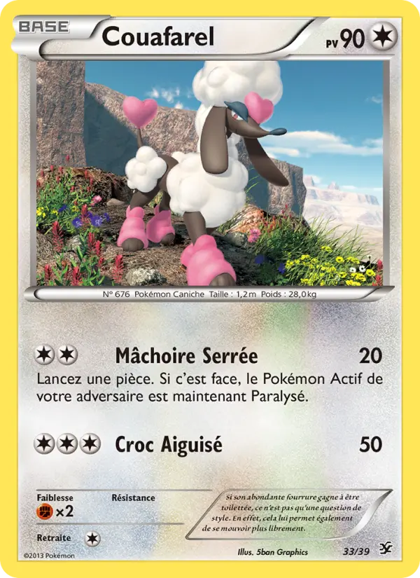 Couafarel — Carte Pokémon 33 Bienvenue à Kalos