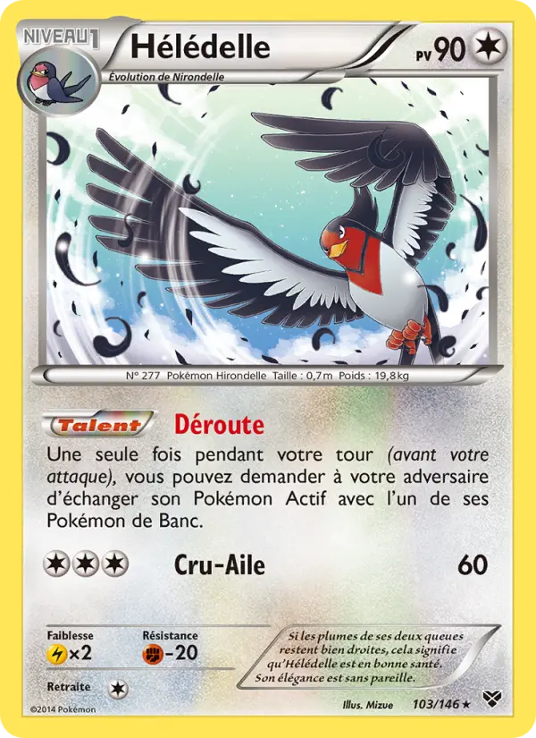 Hélédelle — Carte Pokémon 103 XY