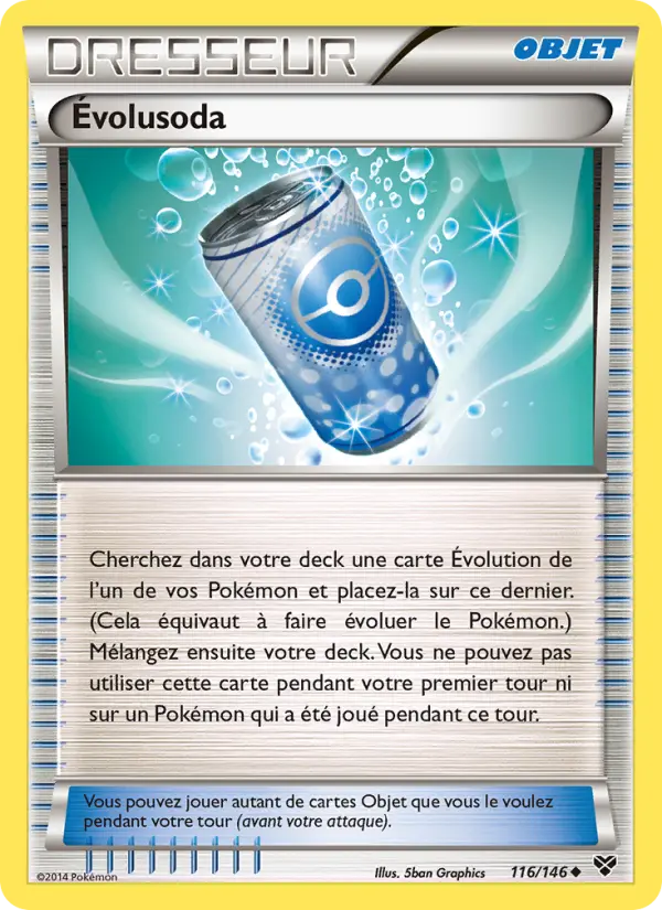 Évolusoda — Carte Pokémon 116 XY