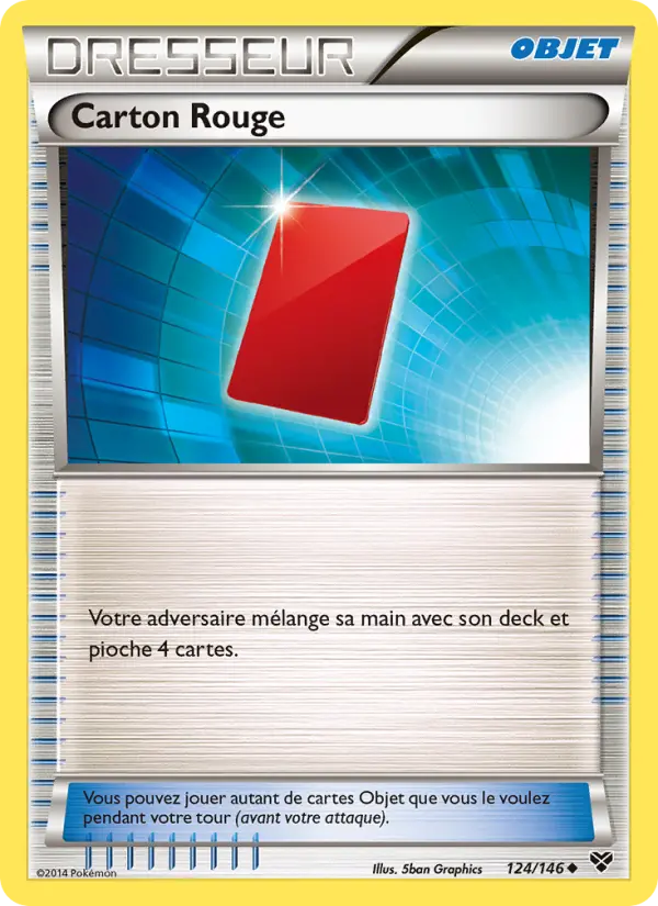 124/146 - Carton Rouge — Carte Pokémon XY 124/146