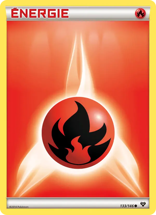 133/146 - Énergie Feu — Carte Pokémon XY 133/146