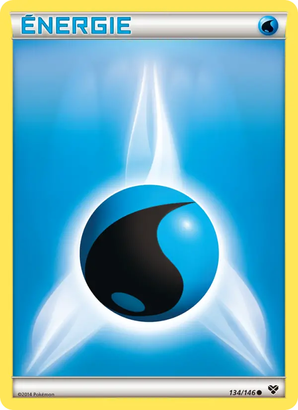 134/146 - Énergie Eau — Carte Pokémon XY 134/146