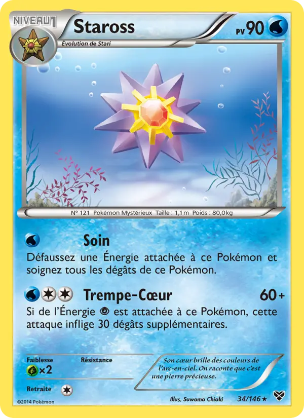 Staross — Carte Pokémon 34 XY