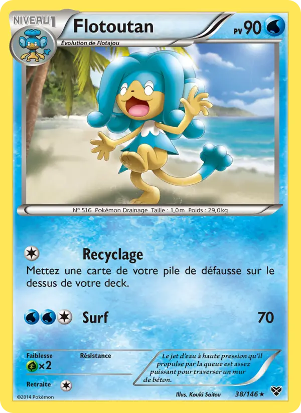 Flotoutan — Carte Pokémon 38 XY