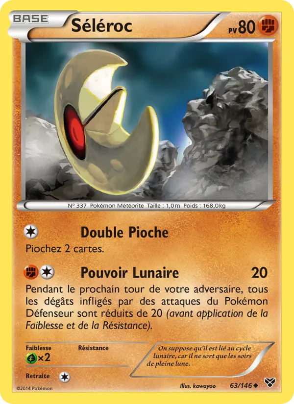 Séléroc — Carte Pokémon 63 XY