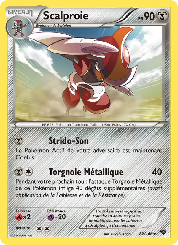 Scalproie — Carte Pokémon 82 XY