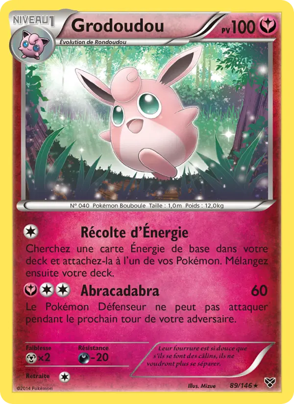 089/146 - Grodoudou — Carte Pokémon XY 89/146