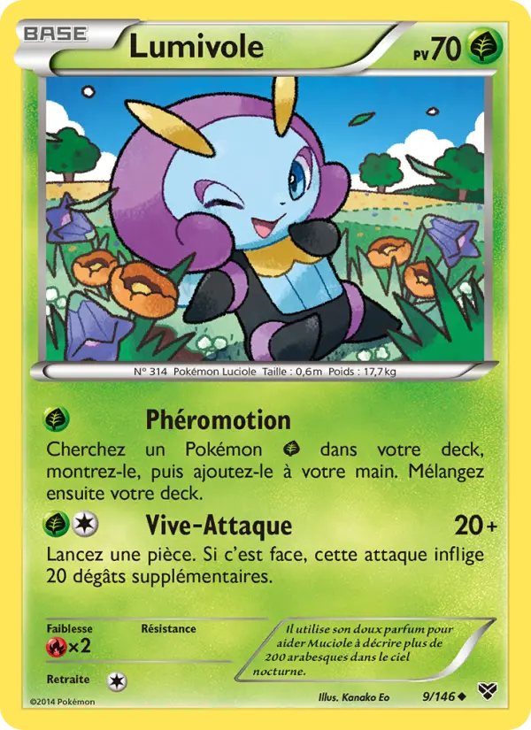 Lumivole — Carte Pokémon 9 XY