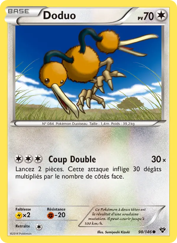 098/146 - Doduo — Carte Pokémon XY 98/146
