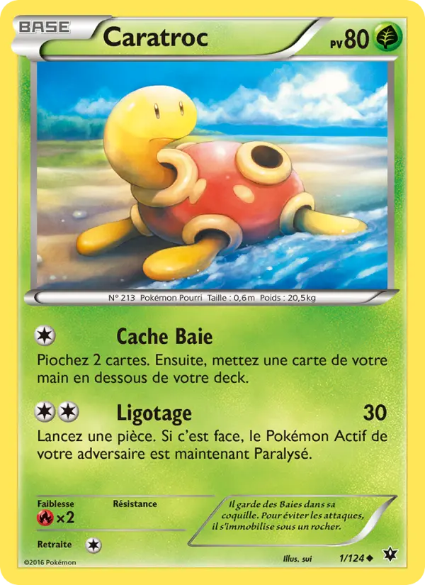 Caratroc — Carte Pokémon 1 Impact des Destins