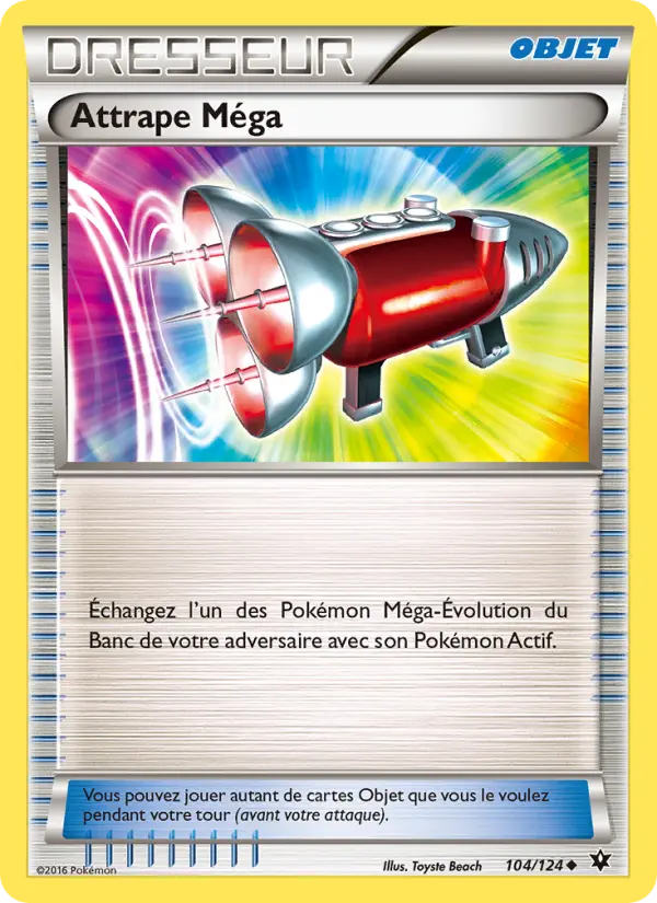 104/124 - Attrape Méga — Carte Pokémon Impact des Destins 104/124