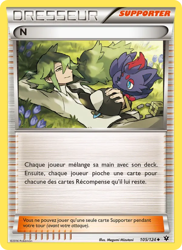 105/124 - N — Carte Pokémon Impact des Destins 105/124
