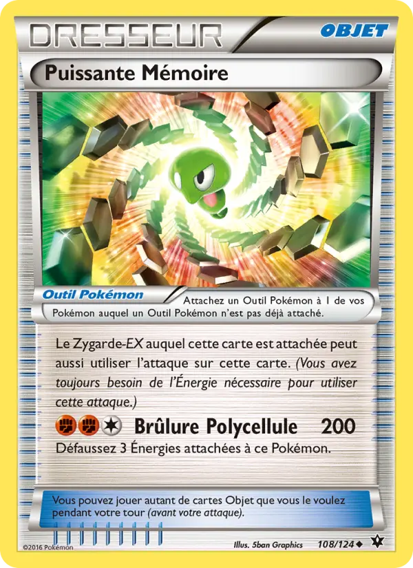 108/124 - Puissante Mémoire — Carte Pokémon Impact des Destins 108/124