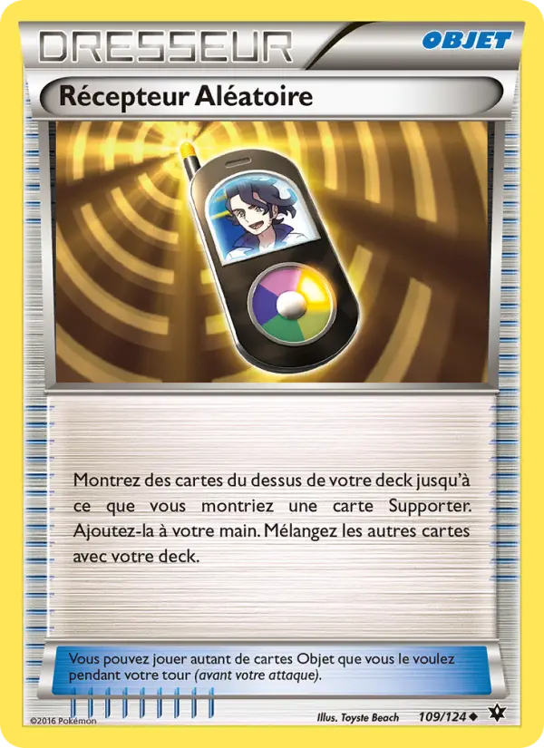109/124 - Récepteur Aléatoire — Carte Pokémon Impact des Destins 109/124