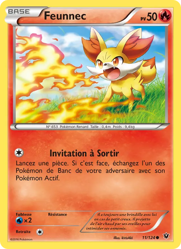 Feunnec — Carte Pokémon 11 Impact des Destins