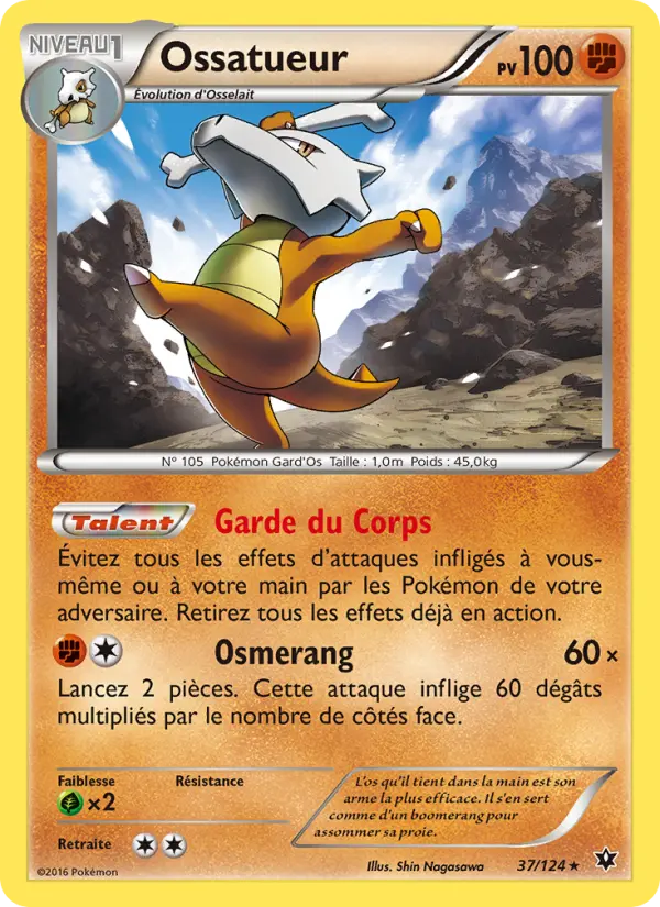 Ossatueur — Carte Pokémon 37 Impact des Destins